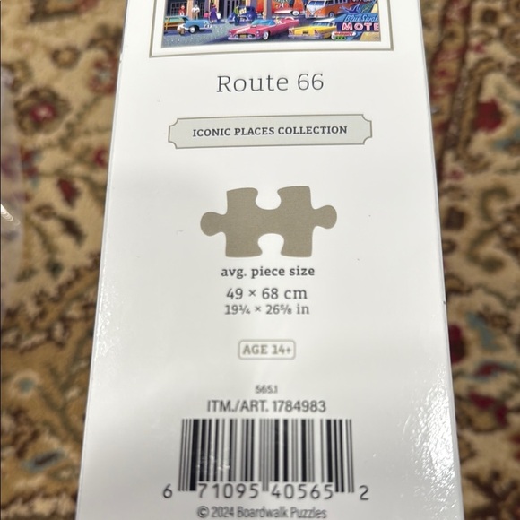 Buffalo Retro Americana Puzzle 1000 Pieces Vibrant Colors - Picture 5 of 8